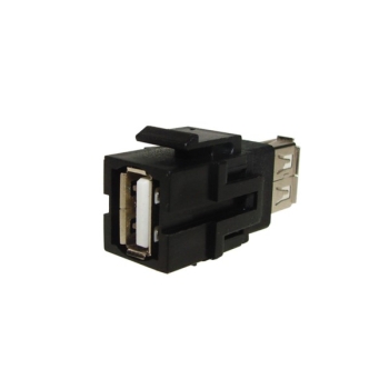 Adapter Keystone USB 2.0 A-A czarny