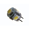 Żarówka G4  5LED SMD5050 0,8W 12V CW