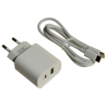Ładowarka sieciowa USB Type-C L73 2,4A biała