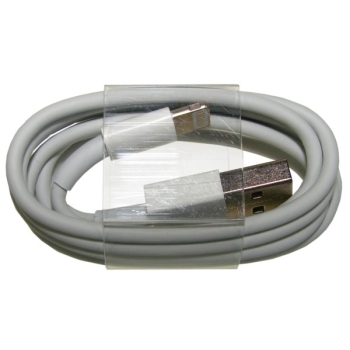 Kabel USB wtyk A- lightning 1,0m biały