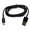Kabel USB wtyk A- lightning 1,0m czarny
