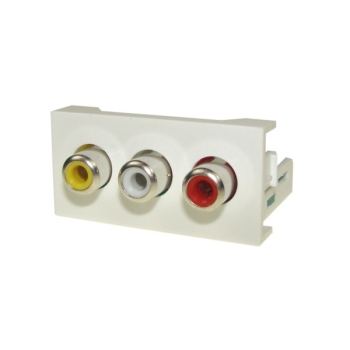 Adapter Mosaic Rash 22,5x45  3*RCA