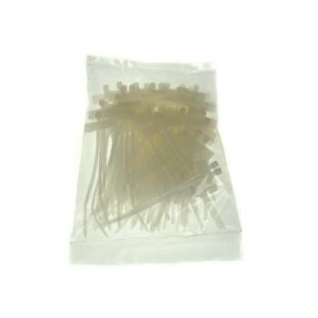 Opaska kablowa z etykietą 100/2,5 biała