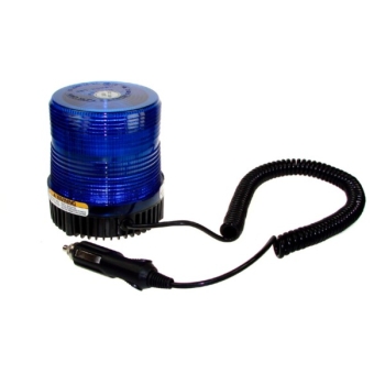Lampa ostrzegawcza niebieska 12V stroboskopowa mag
