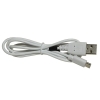 Kabel USB wtyk A- micro USB 1,0m Fast Charge 2A bi