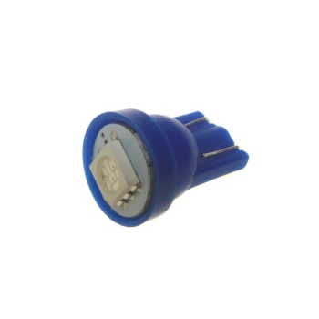 Żarówka T10/W5W 10mm  1*5050 12V niebieska