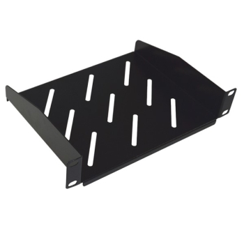 Półka stała 10" 1U głębokość 180mm grafit V RAL900