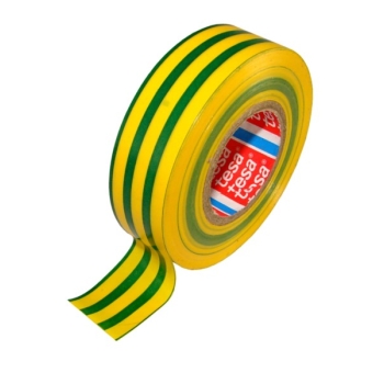 Taśma izolacyjna TESA 53988 PCV 19mm 20m żółto-zie