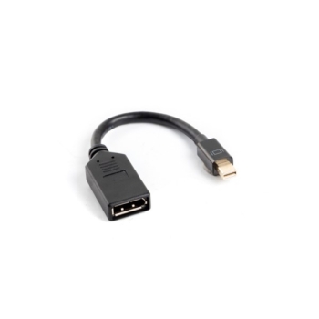 Adapter mini DisplayPort wt./gn.DisplayPort z kabl