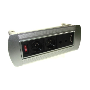 Media port Latis  2*230V  1*RJ45 1*RJ11 1*VGA