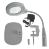 Lampa biurkowa LED z lupą (90mm) 9145T 5D+12D, 2-6