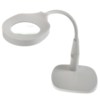 Lampa biurkowa LED z lupą (90mm) 9145T 5D+12D, 2-6