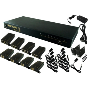 Rozgałęźnik HDMI 1x8 po skrętce