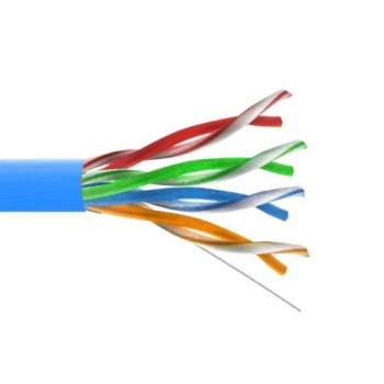 Przewód UTP6 drut Cu  305m  MAXCABLE niebieski