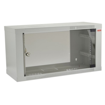 Szafa rack 19"  6U wisząca 600x240 RAL7035
