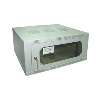 Szafa rack 19"  4,5U wisząca 550x350 RAL7035
