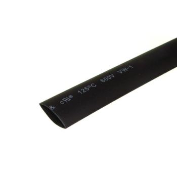 Rurki termokurczliwe 10,0/5,0mm-1m czarne