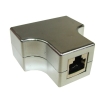 Rozgałęźnik 8P8C RJ45 cat5e, cat6 1gn/2gn ekranowa