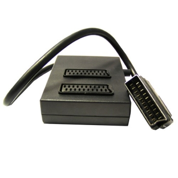 Rozgałęźnik Euro 1/2 z przełącznikiem