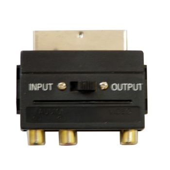 Redukcja Euro/3*gn.RCA z przełącznikiem