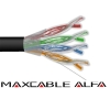 Przewód UTP5E drut Cu  +żel 305m  MAXCABLE ALFA