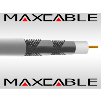 Przewód RG6U 1,02Cu  Quad 100m MAXCABLE