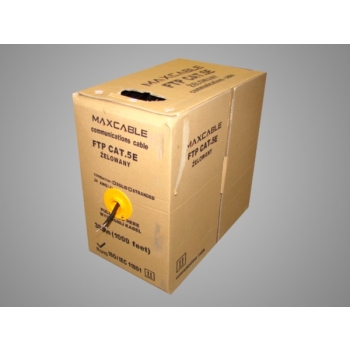 Przewód FTP5 drut CCA +żel  305m MAXCABLE