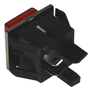 Przełącznik przyciskowy podświetlany 3pin on-off c