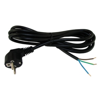 Kabel zasilający montażowy z wtykiem kątowym 10m c