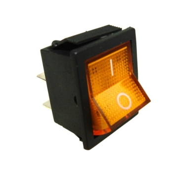 Przełącznik IXL201 1B 12V/20A pomarańczowy