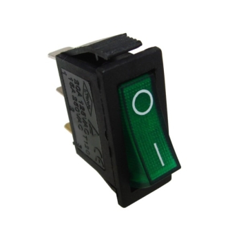 Przełącznik IXL101 2C 230V/15A zielony