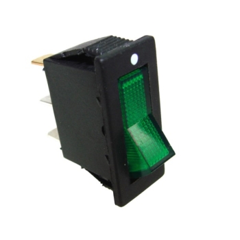 Przełącznik IXL101 2B 12V/20A zielony