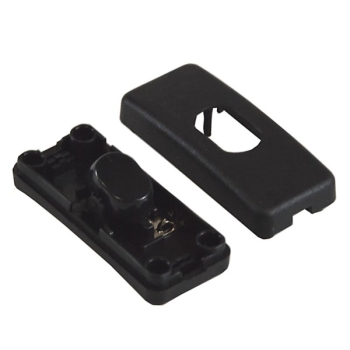 Przełącznik przelotowy czarny 3A/250V