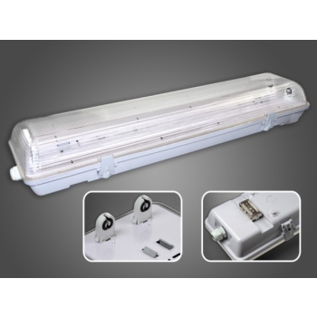Oprawa świetlówkowa 2*18W IP65 z balastem elektron
