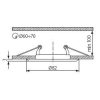 Oprawa sufitowa ARGUS CT-2114-C chrom  *