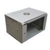 Szafa 19" wisząca ZETA  6U 600x450 RAL7035 szkło