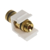 Adapter Keystone głośnikowy gn. banan czarne