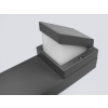 Słupek ogrodowy LED Camee 3*1W DW  czarna IP54  *