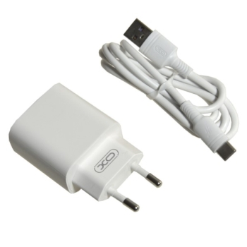 Ładowarka sieciowa USB Type-C L36 QC3.0 biała