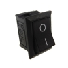 Przełącznik kołyskowy czarny 230V/6A 2pin