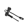 Wtyk DC 2,1/5,5/14 kątowy z kablem 1,2m