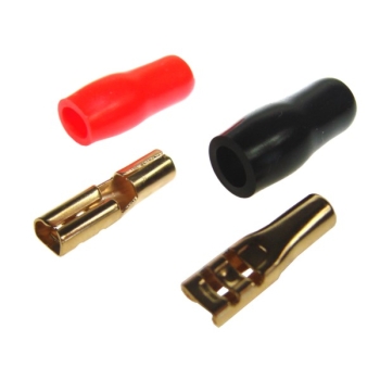 Konektor F (2,8) żeński + koszulka 1mm2 op/20szt