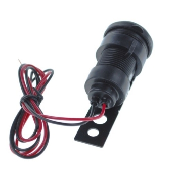 Ładowarka samochodowa montażowa 1x USB zamykana 12