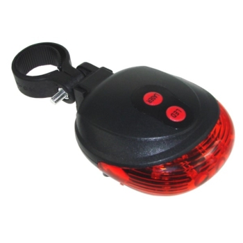 Lampa rowerowa LED tył z laserem