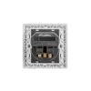 Gniazdo zasilające 230V podtynkowe + 2xUSB 5V 2,1A