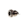 Gniazdo DC 2,1mm montaż.do obudowy metal