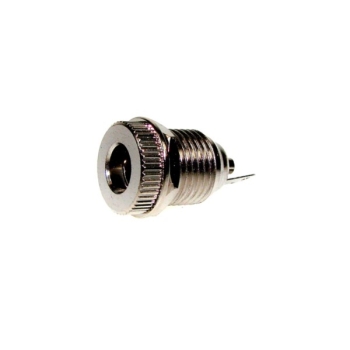 Gniazdo DC 2,1mm montaż.do obudowy metal