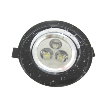 Downlight LED Power Madox Black 3*1W biały ciepły