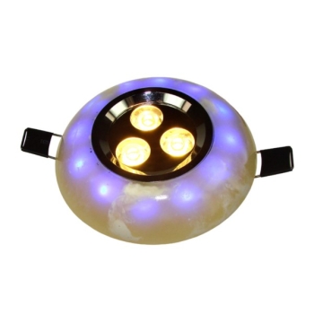 Downlight NEON blue 3*1W biały ciepły