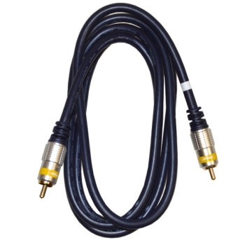 Kabel 1*RCA Digital 1,5m złote Blister